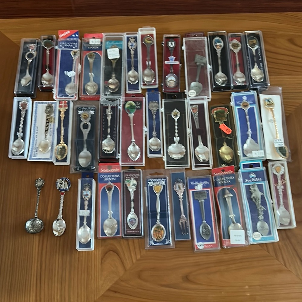 Collectible Souvenir Spoons Set